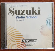 Suzuki Violin School Volume 6 CD New Sealed Koji Toyoda