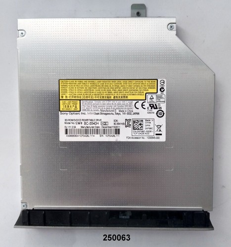 DVD-RW / Laufwerk für Dell XPS L502X - P11F / BC-5540H / SATA / 12,7 mm - Bild 2 von 4