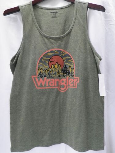 Wrangler Herren Retro Grafik ärmelloses Tanktop Größe Large