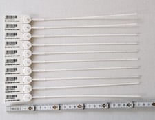 100 x Sicherheitsplomben Plomben security seals Durchziehplomben Plombe PP weiss