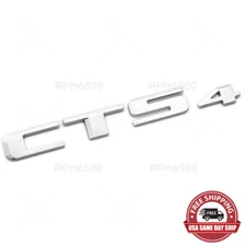 For Cadillac CTS 4 Rear Trunk Decklid Letter Badge Emblem Nameplate Sport Chrome