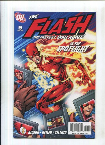 FLASH: THE FASTST MAN ALIVE #1-5 RUN - KEN LASHLEY ART/COVER - DC COMICS/2006 - Bild 10 von 11