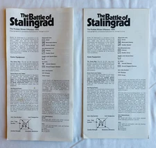 Battle of Stalingrad SPI 1972 Bag PUNCHED G