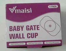 4 Pack Baby Gate Wall Cup Accessory Child Kids Gate Replacement Part Vmaisi New