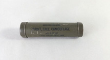 Vintage Military Issue Face Paint Camouflage Metal Tube Light Green  Loam