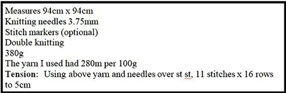 Knitting Pattern for Babies Shawl, Baby Afghan Pattern, Double Knitting, KP580 - Image 2 of 4