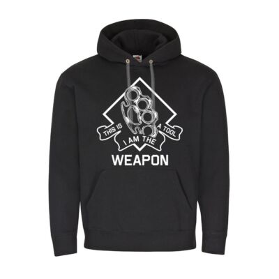 Schlagring Werkzeug Waffe Männer Kämpfer Krieger Humor Kapuzenpullover #19531