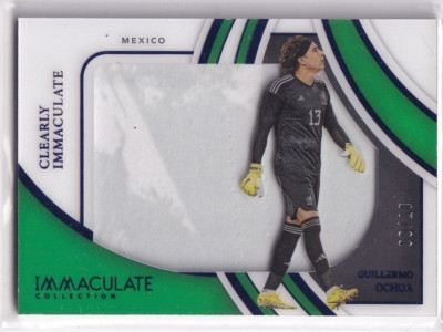 Panini 2022-23 Immaculate FIFA Soccer No. CJ-GO Guillermo Ochoa Patch 9/10