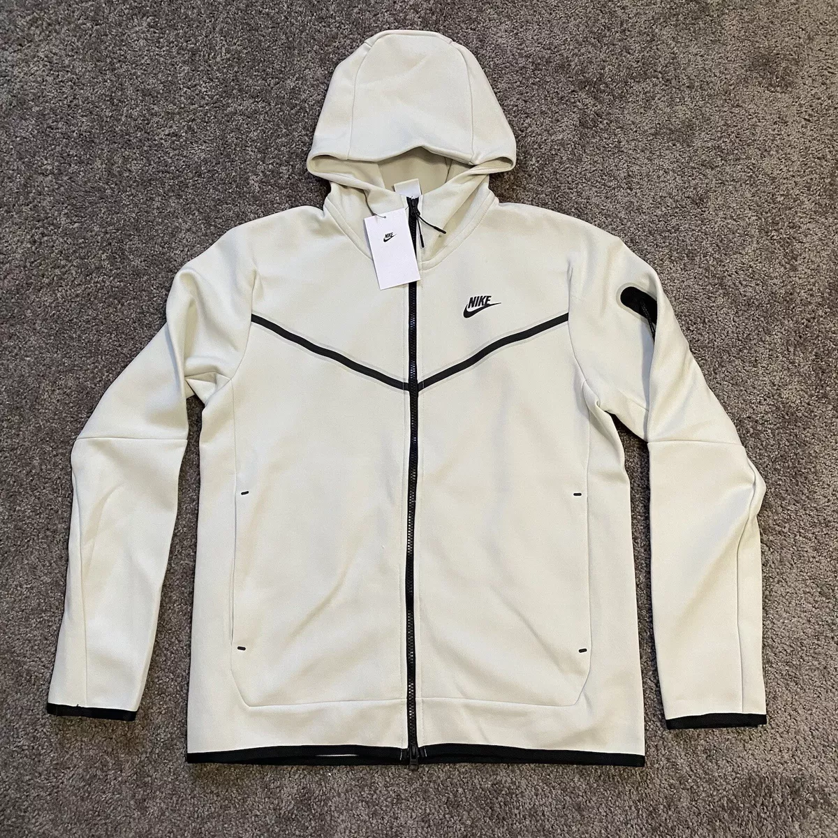 Nike Sportswear Tech Pack Full Zip Hoodie - Light Bone