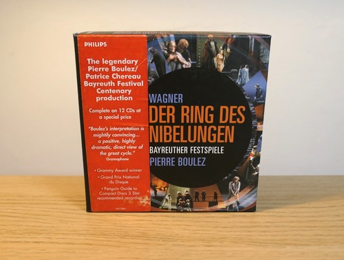 Wagner Der Ring Des Nibelungen Pierre Boulez 12 CD Philips Box Set *LIKE NEW* - Picture 2 of 6
