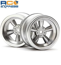 Hobby Products Intl. Vintage 5-Spoke Wheels 31mm Matte chrome (2) HPI3820