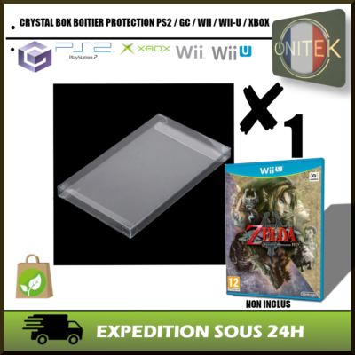 Étui Crystal Box De Protection Standard 0,2 Mm Pour Jeux PS2, NGC, XBOX, Wii – Neuf