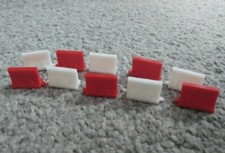 Modern Traffic Barriers OO Gauge Roadworks Model Railway Red and White