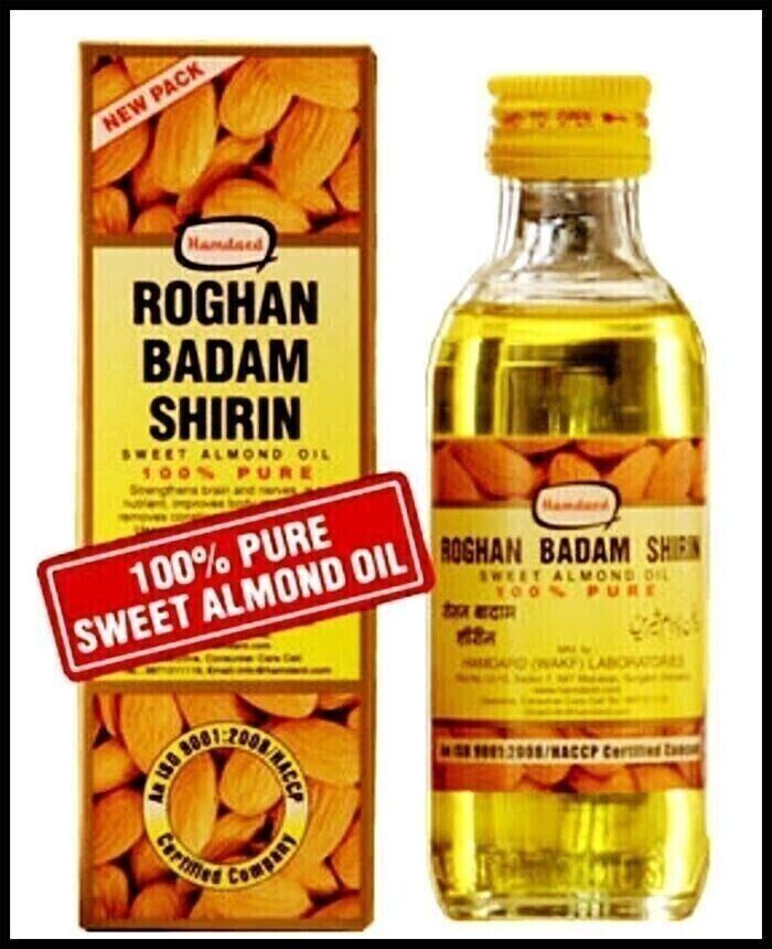 Hamdard Roghan Badam Shirin Sweet Almond Oil For Hair & Healthy Skin