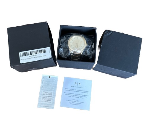 Armani Exchange Men's AX2321 Gold Quartz Watch - Picture 2 of 7