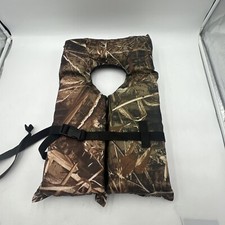 CAMOUFLAGE NEAR SHORE BUOYANT VEST - TYPE ll PFD - UNISEX ADULT - MADE IN USA