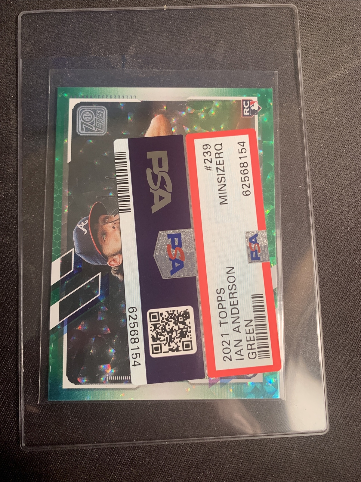 Ian Anderson 2021 Topps Green #239 /499 Mini