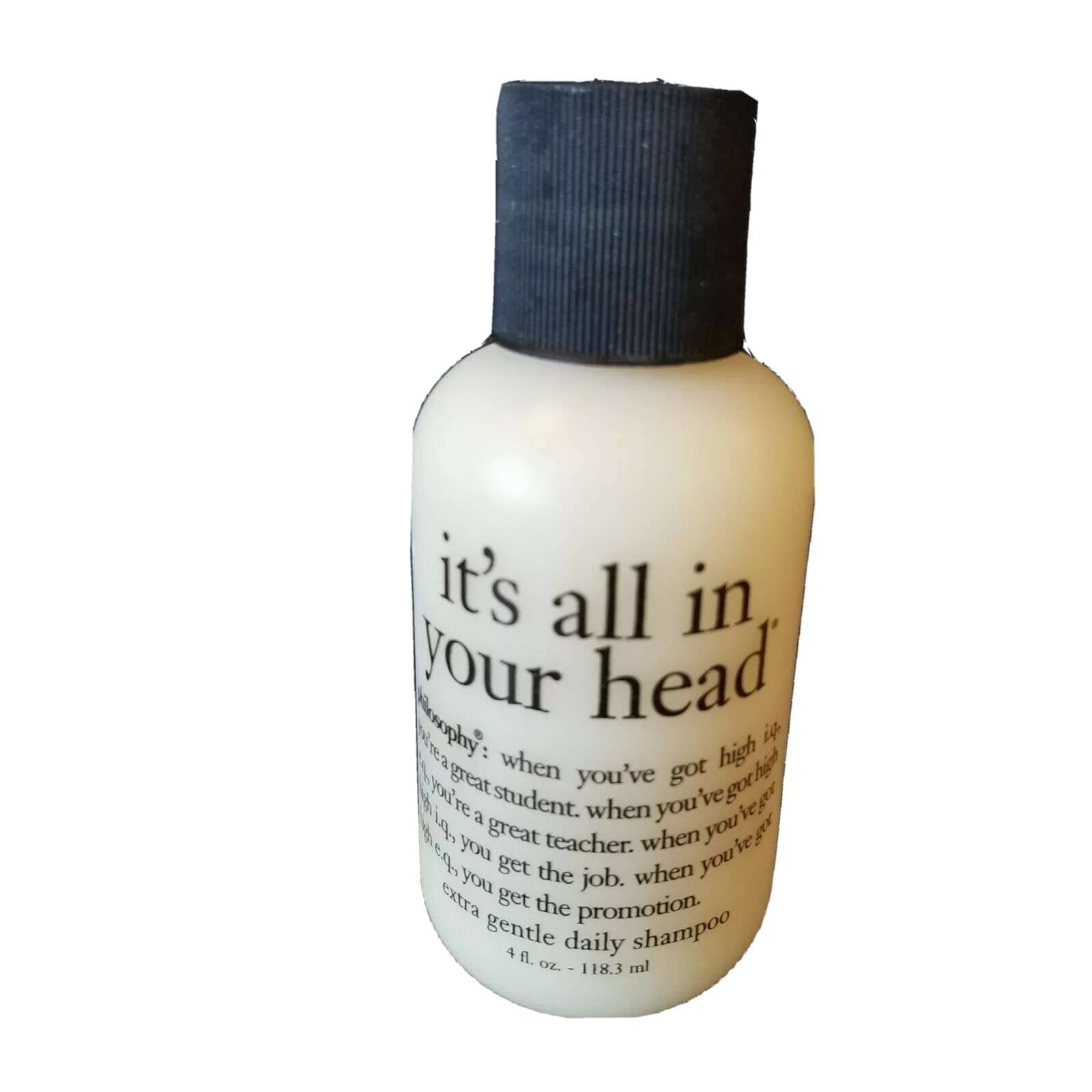 Discontinued Philosophy Its All In Your Head Gentle Shampoo 4 Fl Oz eBay