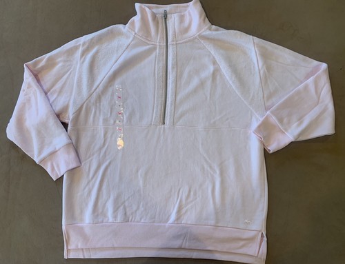 Victoria's Secret Pink Ultimate Quarter Zip Vintage Sweater Oversize - Picture 2 of 6