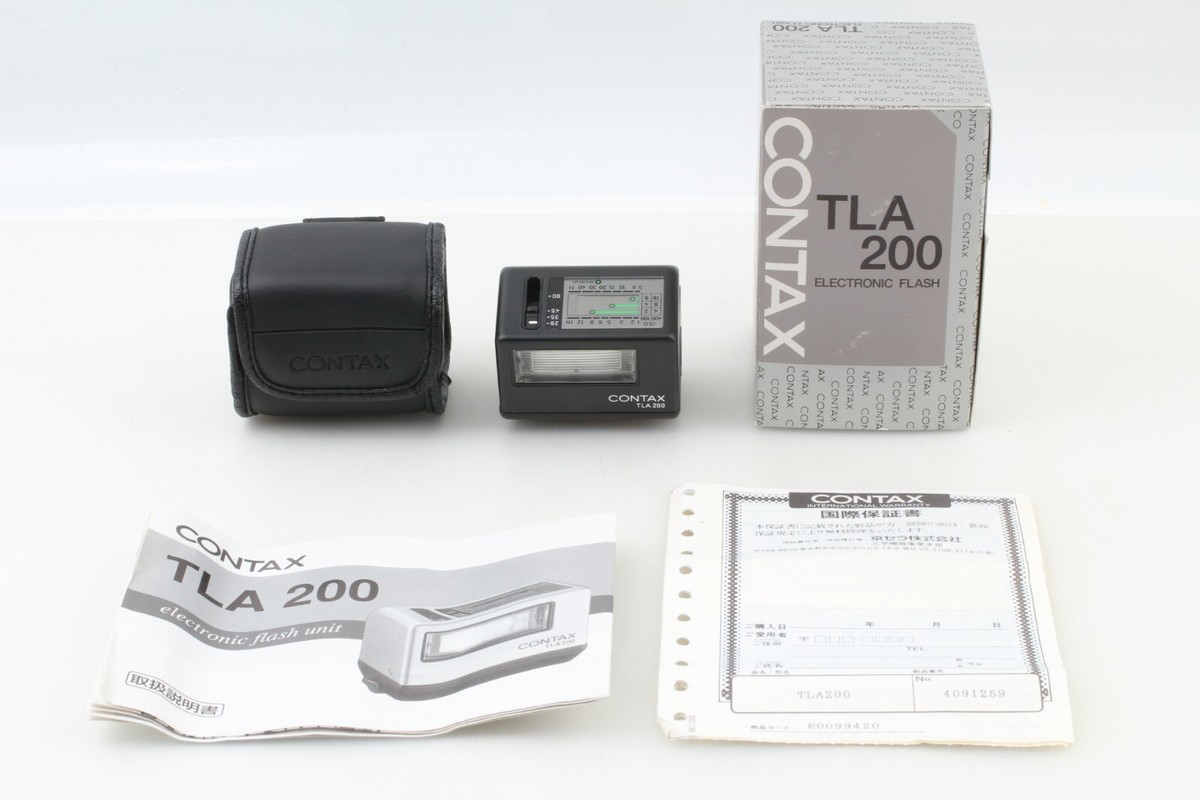 Tested 【Unused in box】 Contax TLA 200 Black Shoe Mount Tested 【Unused in box】 Contax TLA 200 Black Shoe Mount