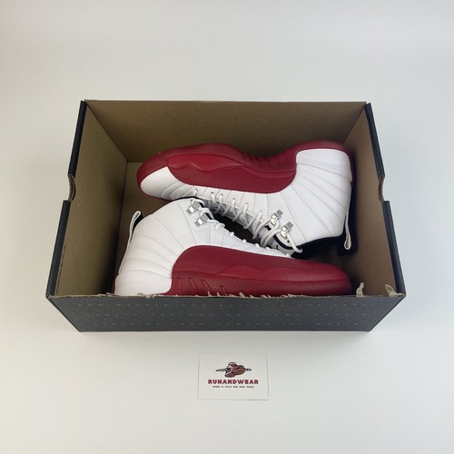 Nike Air Jordan 12 Retro Cherry Uomo TAGLIA 42.5 Scarpe Basket Nuove CT8013-116 - Foto 6 di 8