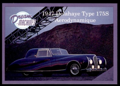 Lime Rock  Dream Machines (1991) 1947 Delahaye Type 175S Aerodynamique No. 90