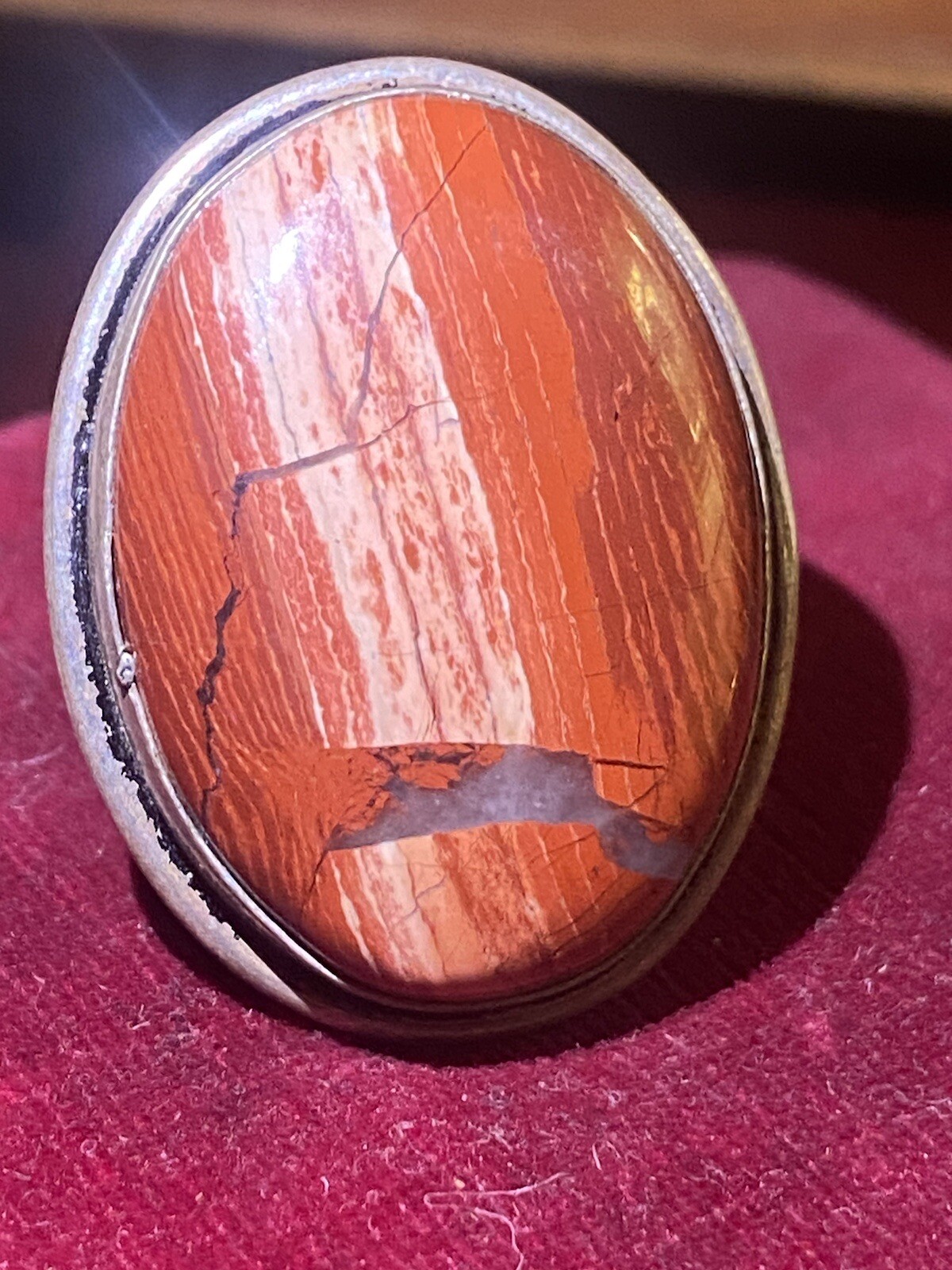 Beautiful Sunstone Women's Ring Solid 925 Silver … - image 5