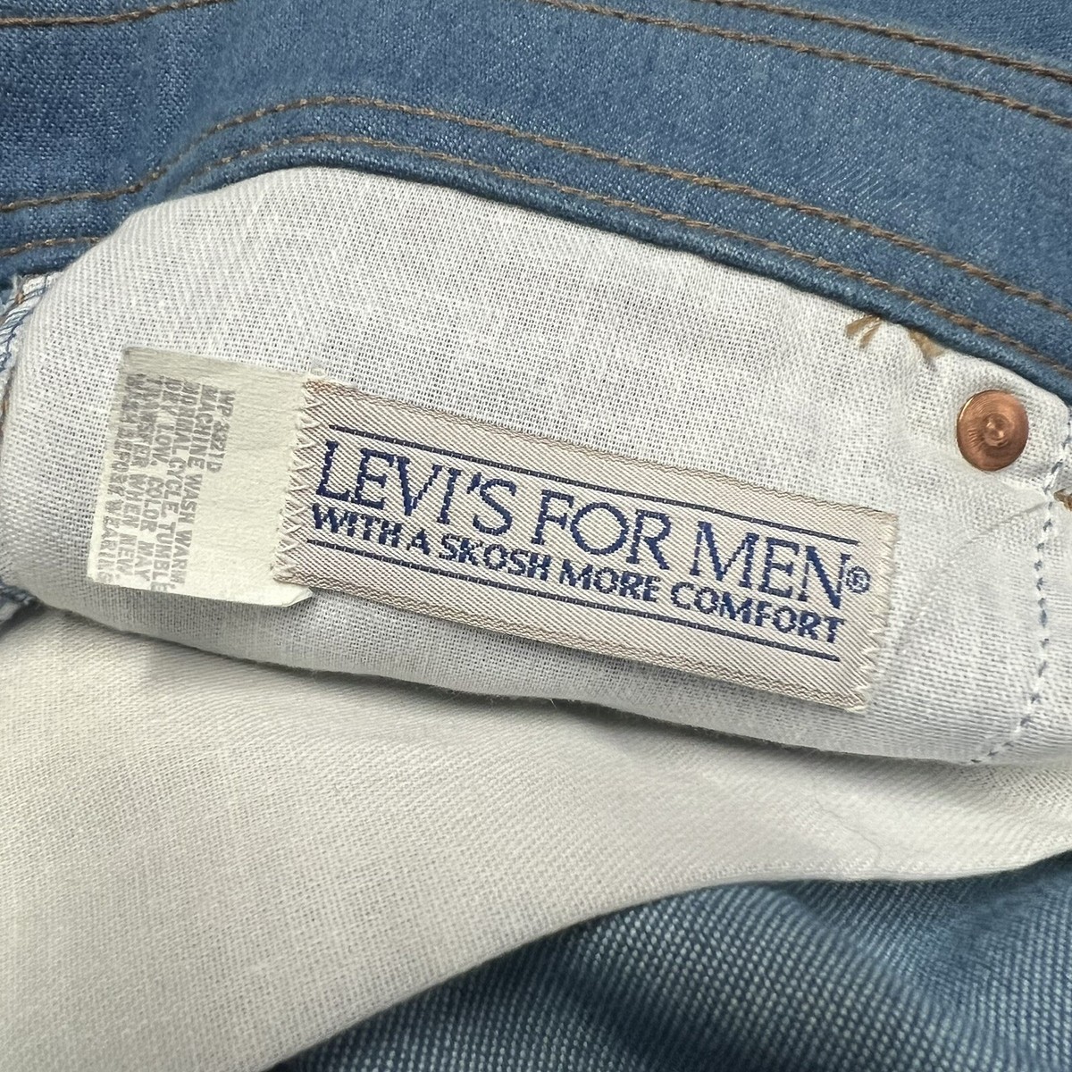 Vintage 80's Levi's For Men Orange Tab “Skosh” Wide-Leg