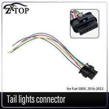 For 2016-2022 Fiat 500X 6pin Rear Tail Light Connector Plug Wiring Harness