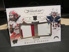Panini Flawless Rookie Jersey Wisconsin Chargers Melvin Gordon 25/25  2015