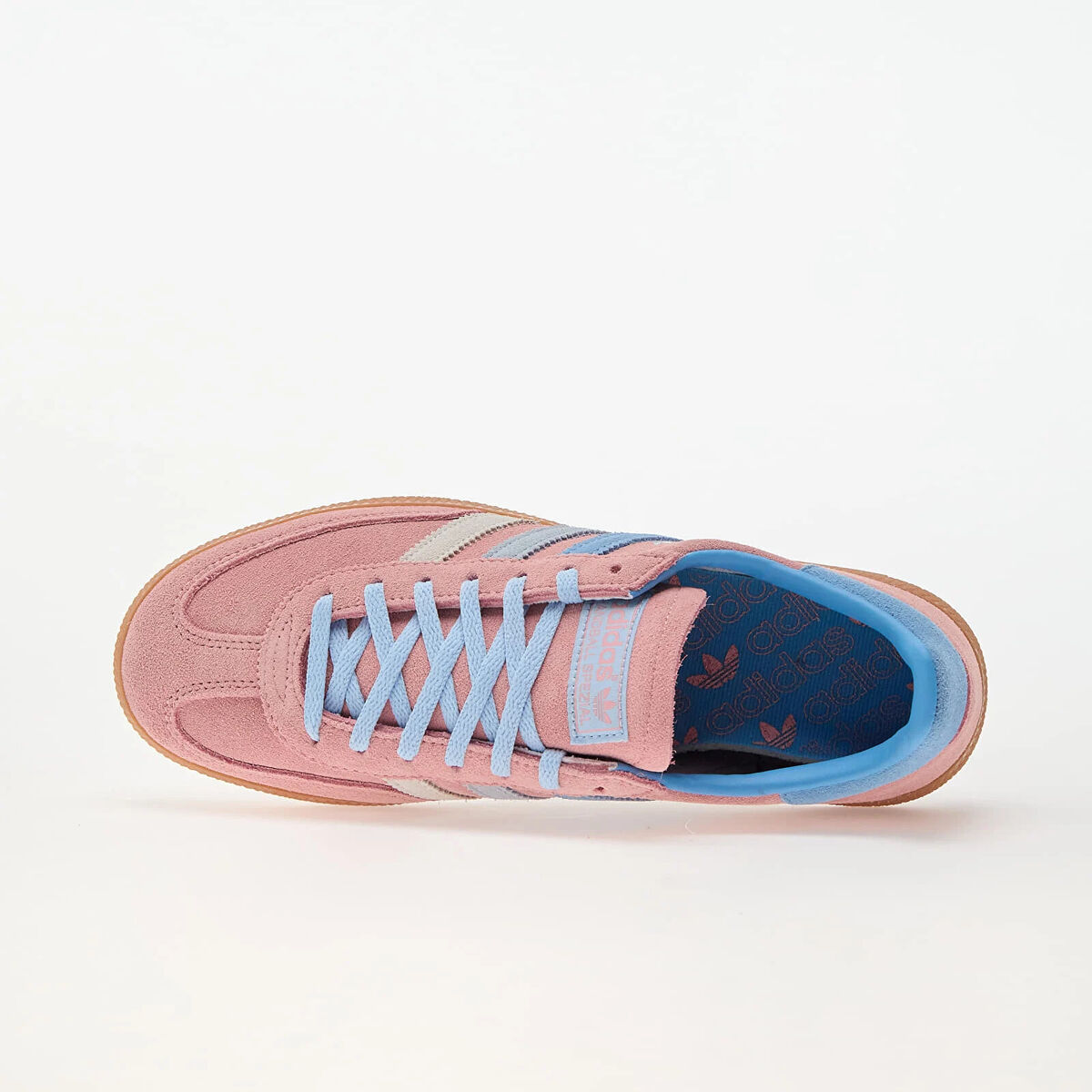 W Adidas Handball Spezial Semi Pink Spark Blue IG1974 WMNS W Adidas Handball Spezial Semi Pink Spark Blue IG1974 WMNS