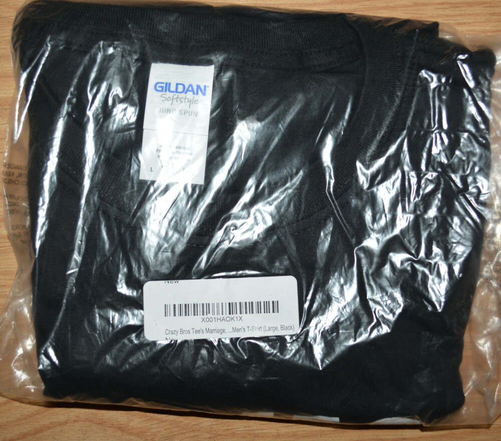 ALTRA NEW black T shirt Marriage Is Relationship One Person Right Other Husband humor