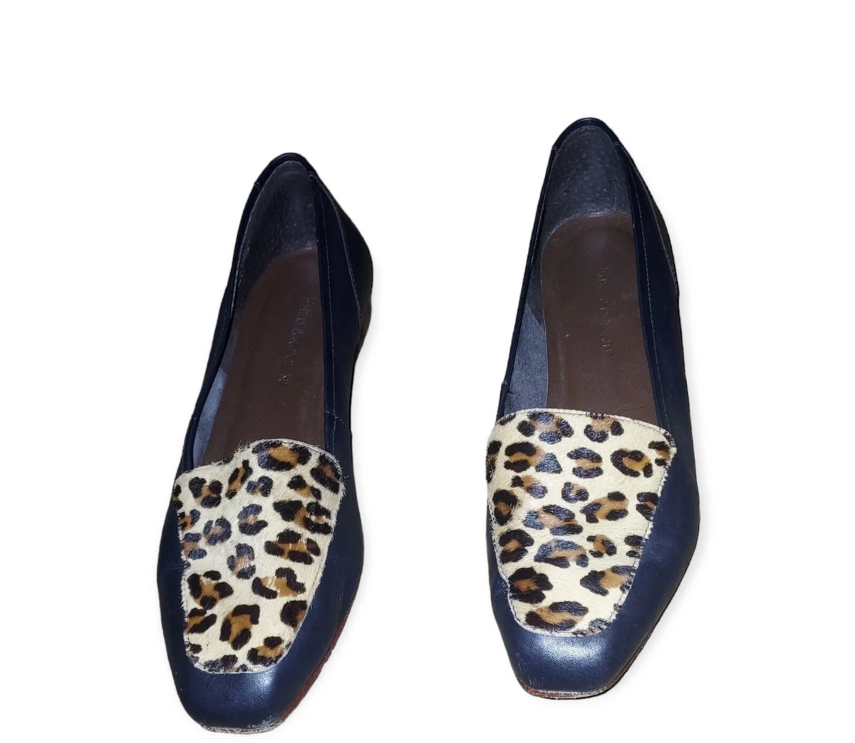 Enzo angiolini leopard flats clearance