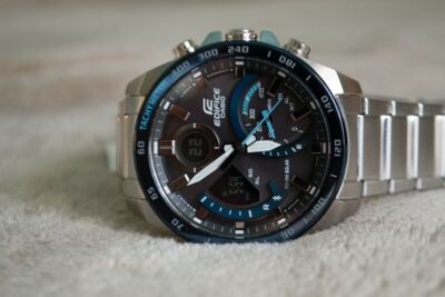 Casio Edifice ECB-10DB-1B Smartphone Link Bluetooth Chronograph