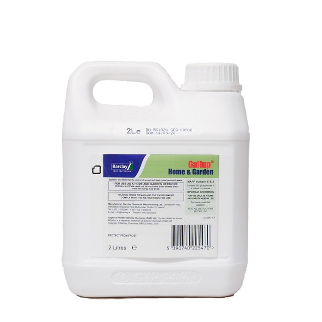 2l Extra Strong Weed Killer Glyphosate Concentrate Industrial Garden
