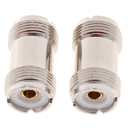 SO-239 UHF Female to Female RF Coax Cable Adapter Connector for PL-2-~- - Zdjęcie 3 z 8