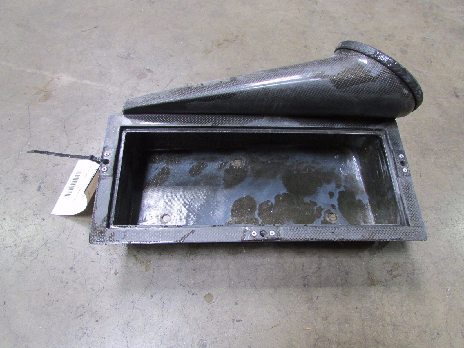 Lamborghini Murcielago, LH Carbon Fiber Lower Air Filter Cover, P/N 07M133837