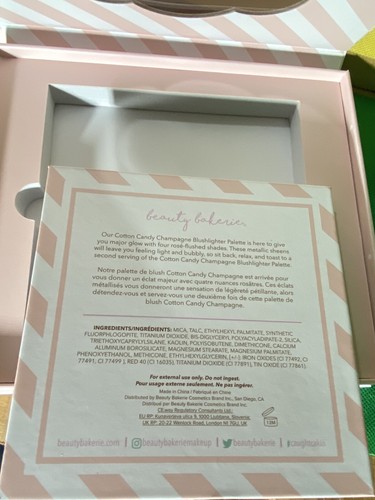 Beauty Bakerie Cotton Candy Champagne Blushlighter Palette NewInBox 5g Free SH - Picture 10 of 24