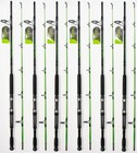 *LOT OF 6* ZEBCO BITE ALERT 7' MEDIUM HEAVY 2 PIECE SPINNING ROD 21-12498 — photo 1