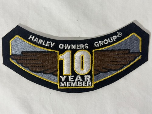 Harley-Davidson Motorcycle Harley Owners Group HOG 10 Year Member Patch
