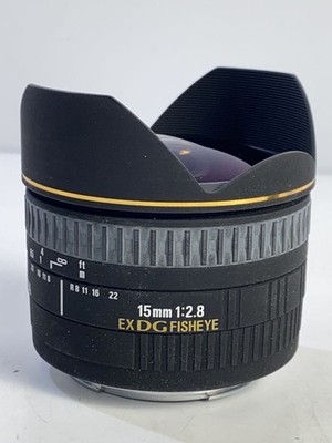 SIGMA Lens 15mm f2.8 EX DG DIAGONAL FISHEYE Canon AF Used | eBay
