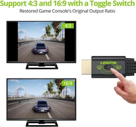 PS2 Converter with Aspect Ratio Switch