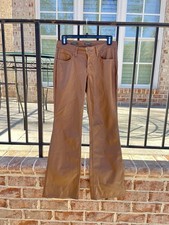 NWT Wild Fable Faux Leather Brown Pants Size 2 Women  s Fast Shipping
