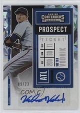 2020 Panini Contenders Prospect 2 Cracked Ice Ticket 9/23 Victor Vodnik Auto 4g8
