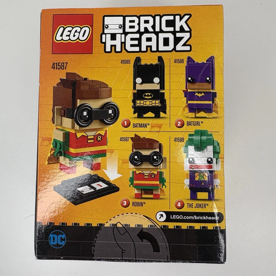 LEGO BrickHeadz 41587 Robin Sealed Box Wear The LEGO Batman Movie DC 101 pcs - Image 4 of 4