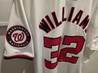 Trevor Williams Washington Nationals Autographed Jersey MLB Authenticated