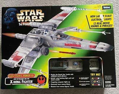 Star Wars POTF Electronic Power F/X X Wing Fighter   Kenner 1998   New & Factory