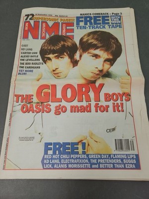 NME New Musical Express September 30th 1995 Oasis Cover