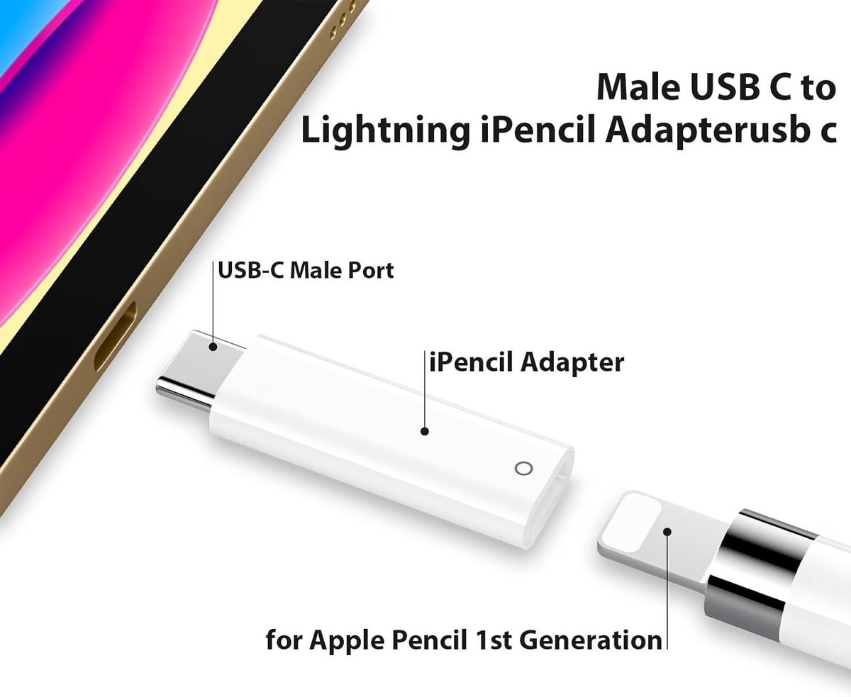 Apple Pencil (USB-C) for iPad Pro, Air, & iPad 10th Gen - Brand