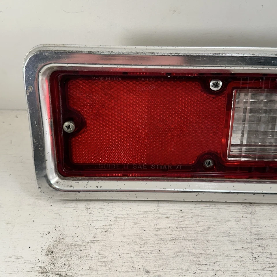 Luces traseras usadas OEM 5964515 16 GM 1970-72 Chevy Nova conjuntos diestros y diestros Foto 4 de 4